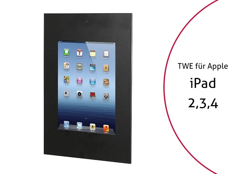 TabLines TWE052B Tablet Wandeinbau für Apple iPad 2/3/4 DS TabLines TWE052B Tablet Wandeinbau für Apple iPad 2/3/4 DS