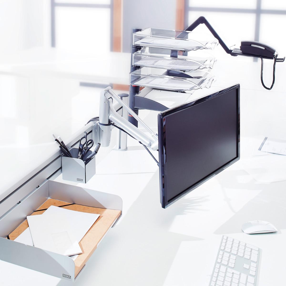 Dokumentenablage für Schreibtisch, Novus 720+4005+000, Arbeitsplatz
