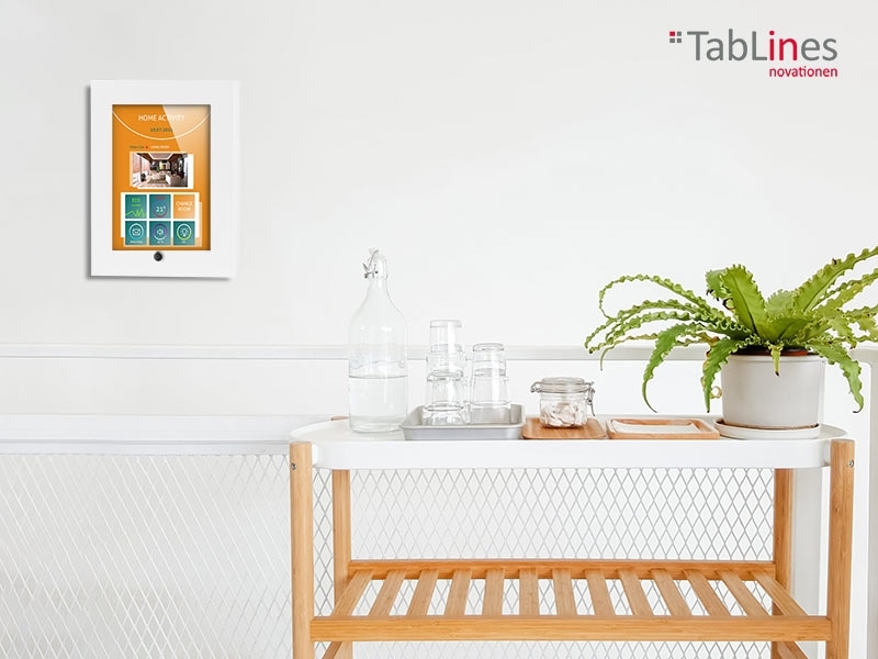TabLines TSG037W Schutzgehäuse für Apple iPad Air 2, HB, weiß Smart Home Anwendung TabLines TSG037W Schutzgehäuse für Apple iPad Air 2, HB, weiß Smart Home Anwendung