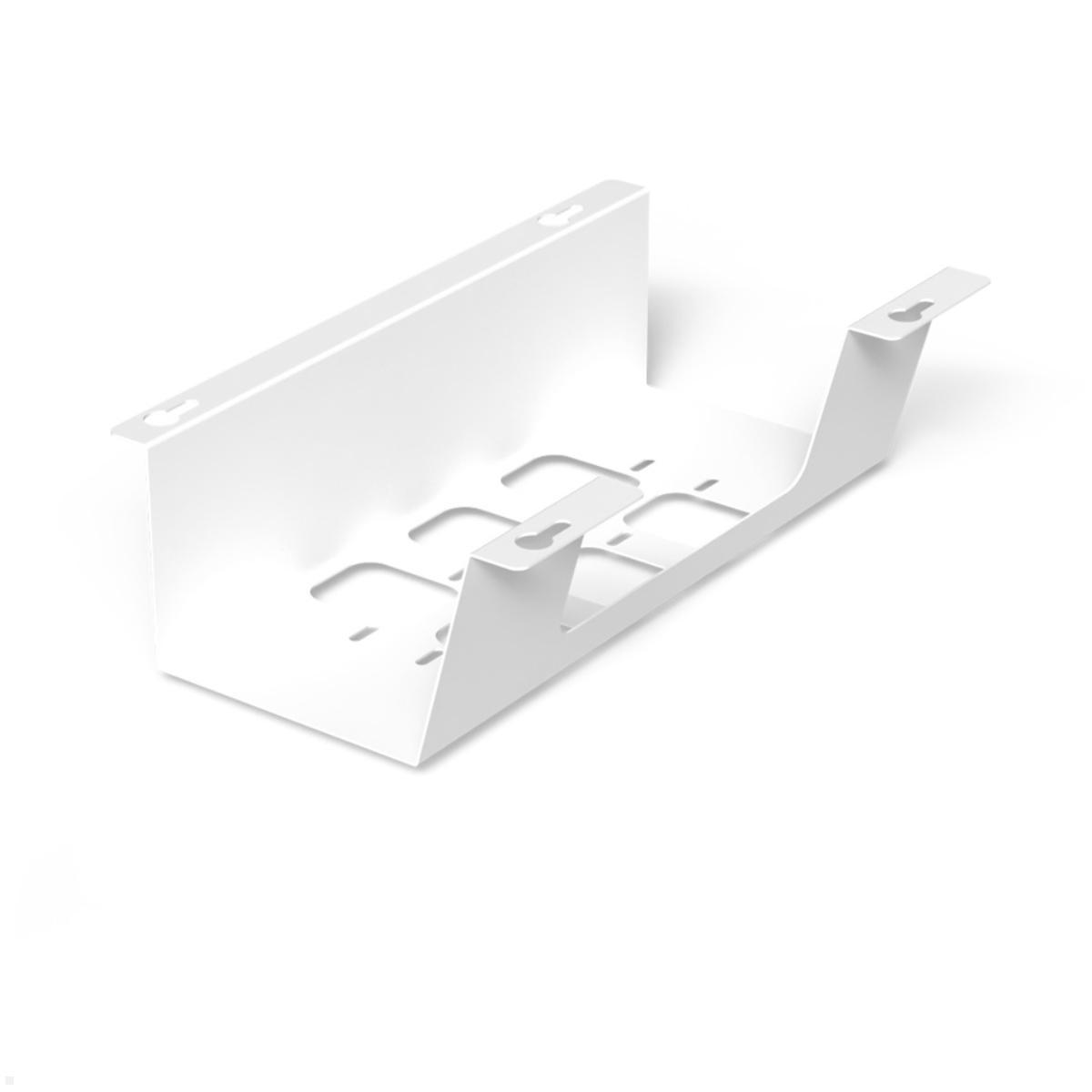 TecLines TKW001W Schreibtisch Kabelwanne horizontal 310 mm, weiß TecLines TKW001W Schreibtisch Kabelwanne horizontal 310 mm, weiß