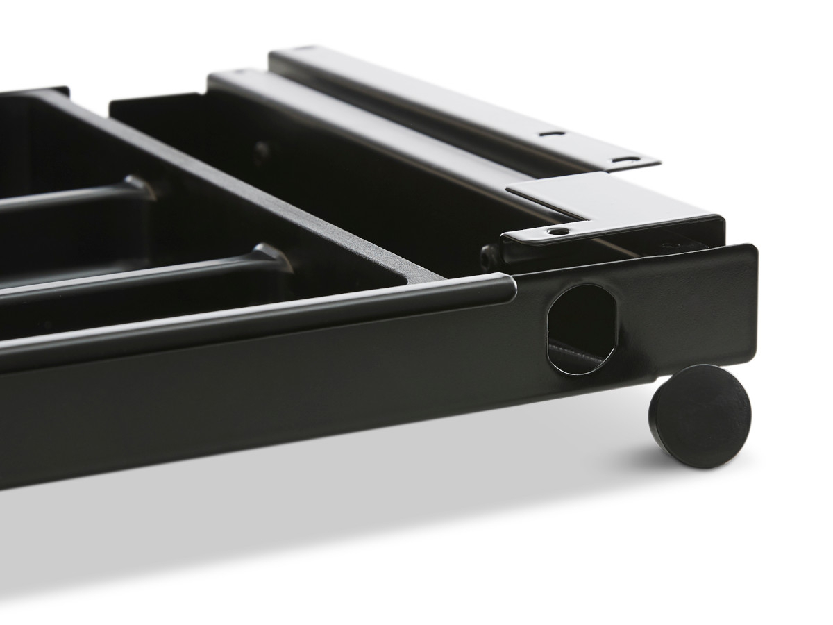 TecLines TUS003B ausziehbare Unterbau Schublade S, schwarz Detailansicht TecLines TUS003B ausziehbare Unterbau Schublade S, schwarz Detailansicht