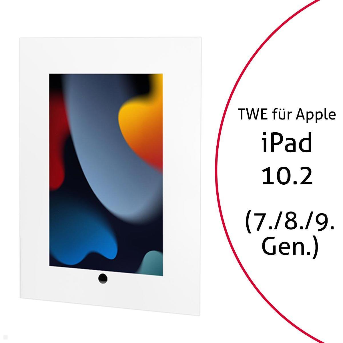 TabLines TWE089W Tablet Wandeinbau für Apple iPad 10.2 (7./8./9. Gen.), HB, weiß TabLines TWE089W Tablet Wandeinbau für Apple iPad 10.2 (7./8./9. Gen.), HB, weiß