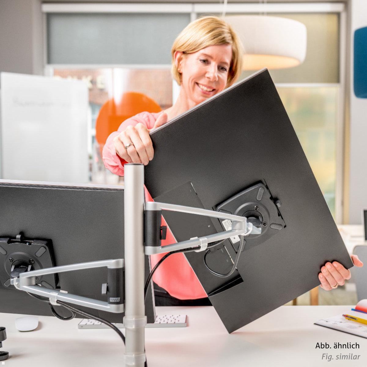 Novus MY arm PM schwenkbare Monitorhalterung für Aluprofil, Pivot-Funktion Novus MY arm PM schwenkbare Monitorhalterung für Aluprofil, Pivot-Funktion