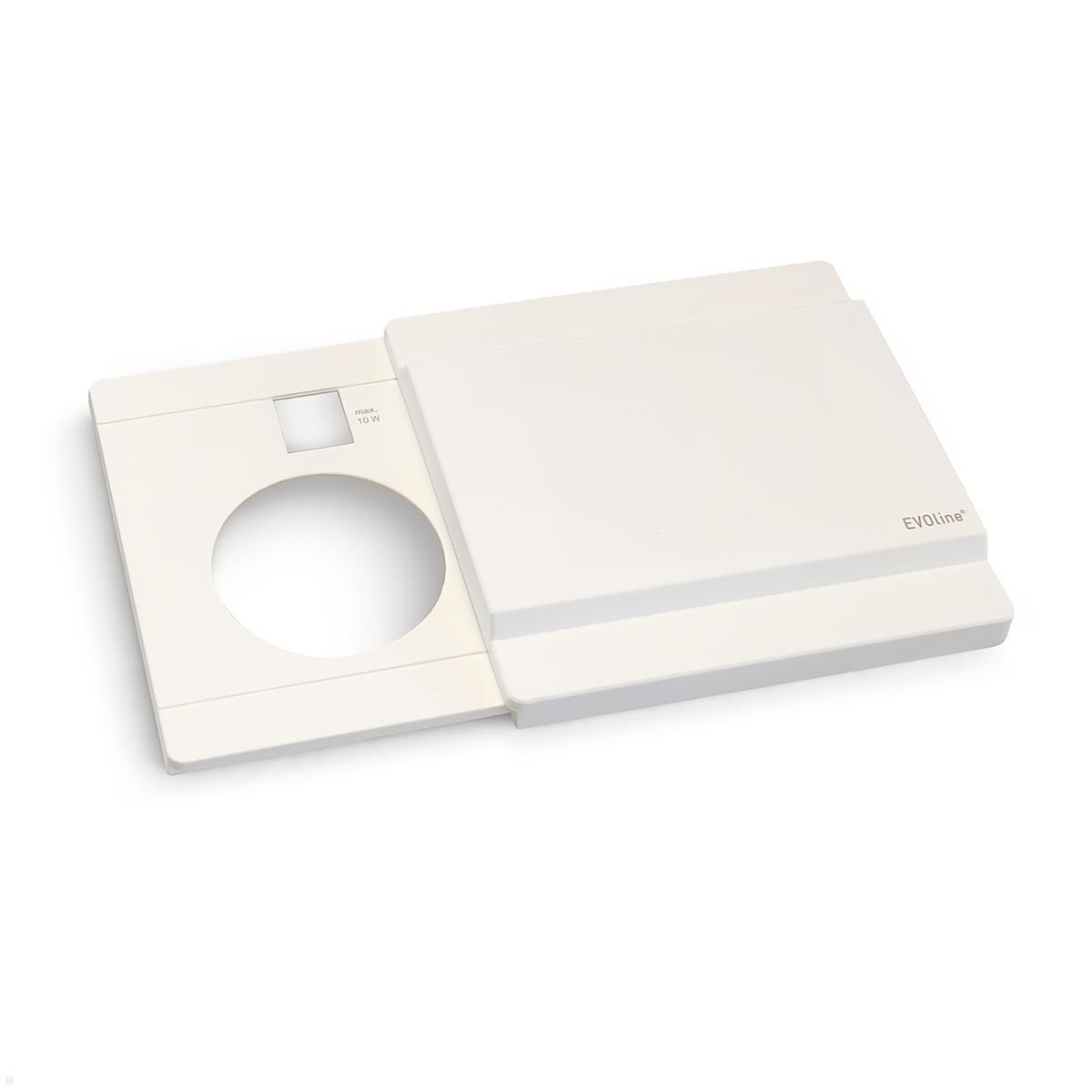 EVOline Schiebedeckel für Circle80 USB 10W, weiß