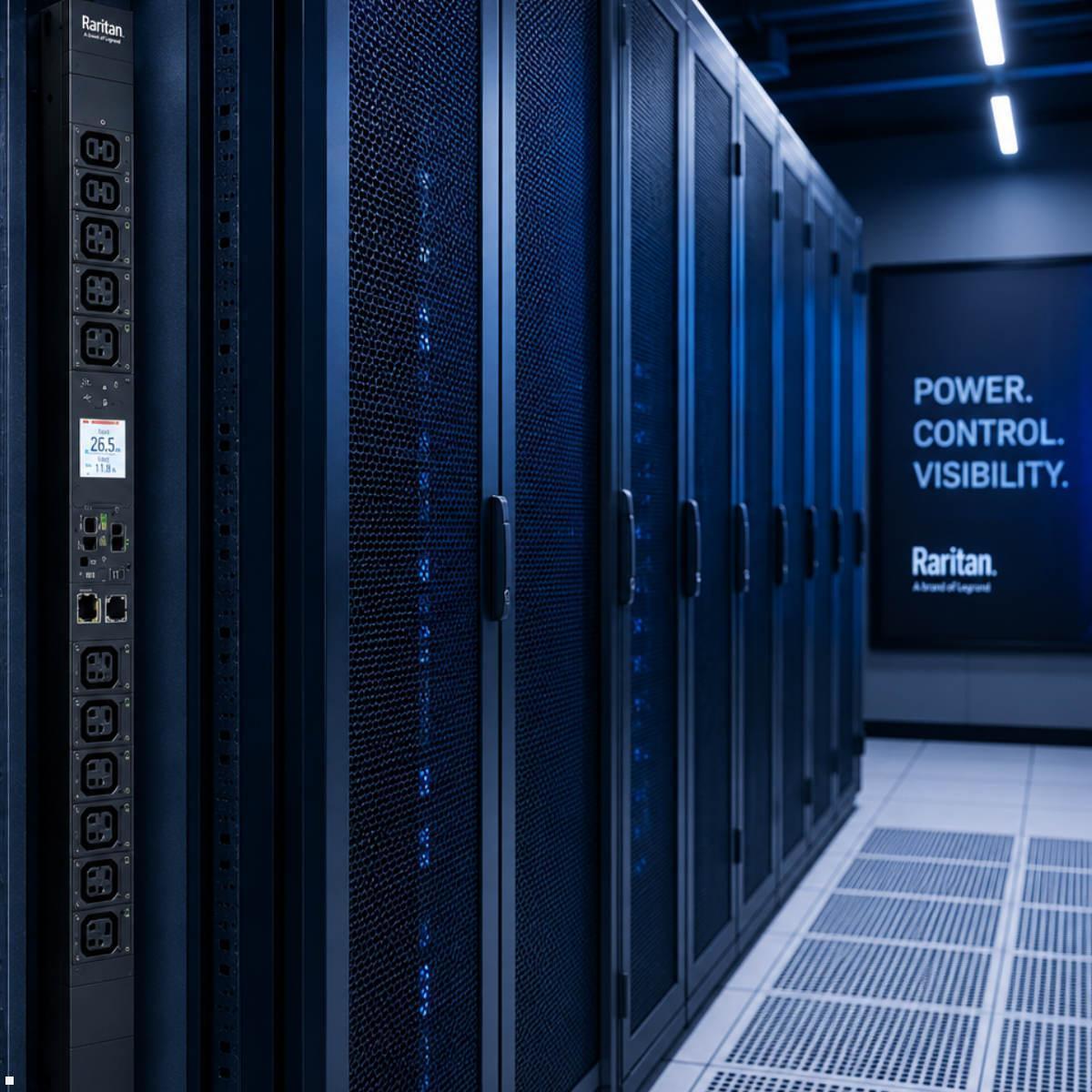 Legrand Raritan iX Rack-PDU 0U 1-phasig 230V 32A, 12xC13 / 12xCX, Input Metered RCM (PX4-1161-E7M27), PDU 24 Ausgänge 230V RCM