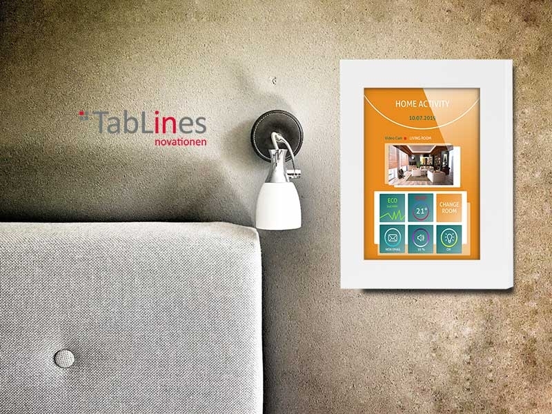 TabLines TSG009W Tablet Schutzgehäuse für iPad Mini 1/2/3, weiß Smart Home Anwendung TabLines TSG009W Tablet Schutzgehäuse für iPad Mini 1/2/3, weiß Smart Home Anwendung