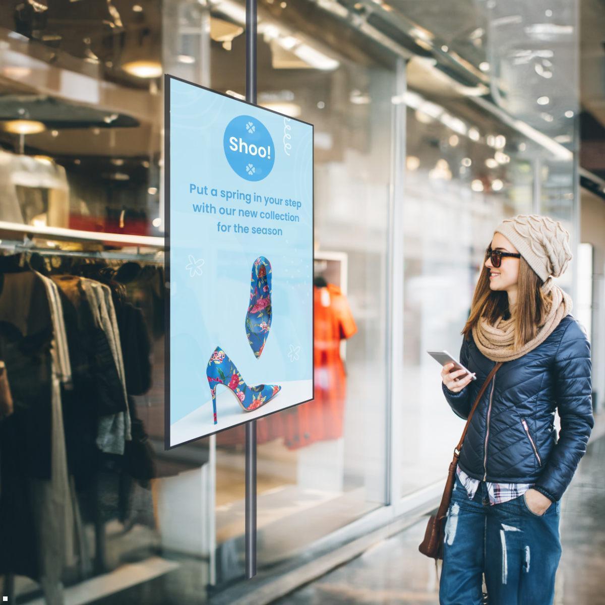 Clevertouch CL High Bright 49 Zoll Commercial Display, Helligkeitssteuerung automatisch