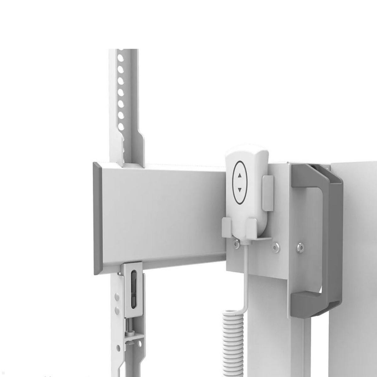 Neomounts FL55-875WH1 mobiler elektrischer Monitorständer 37 bis 100 Zoll, weiß Detail Neomounts FL55-875WH1 mobiler elektrischer Monitorständer 37 bis 100 Zoll, weiß Detail