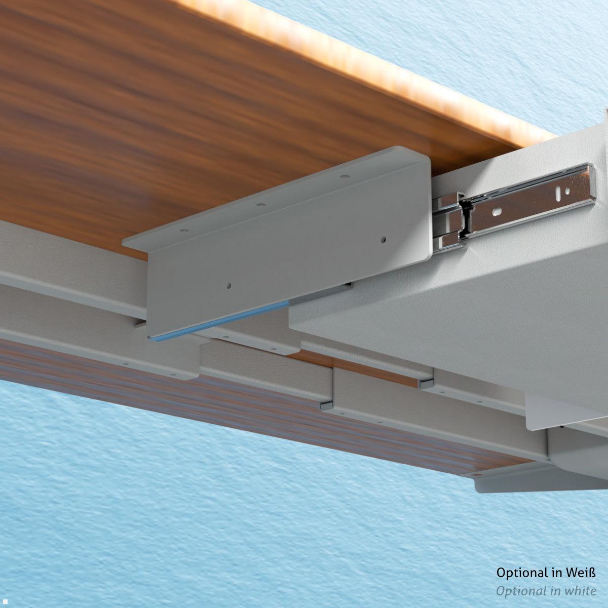 TecLines TUS018B ausziehbare Unterbau Schublade, abschließbar, schwarz mit Kugelauszug TecLines TUS018B ausziehbare Unterbau Schublade, abschließbar, schwarz mit Kugelauszug