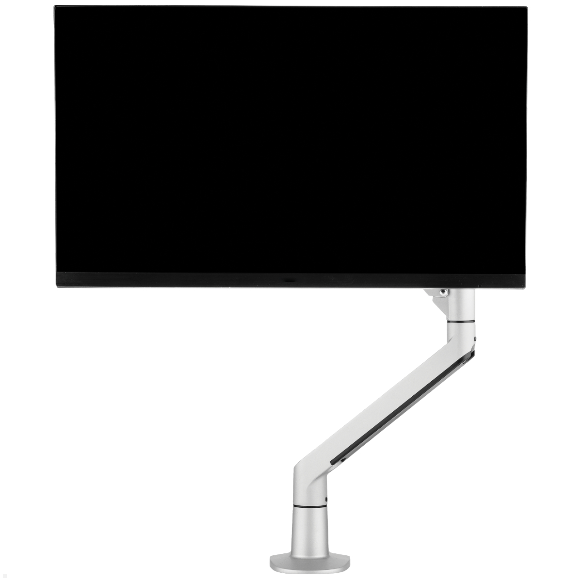 Fellowes Chicago Single Monitor Tischhalterung (100091500), silber