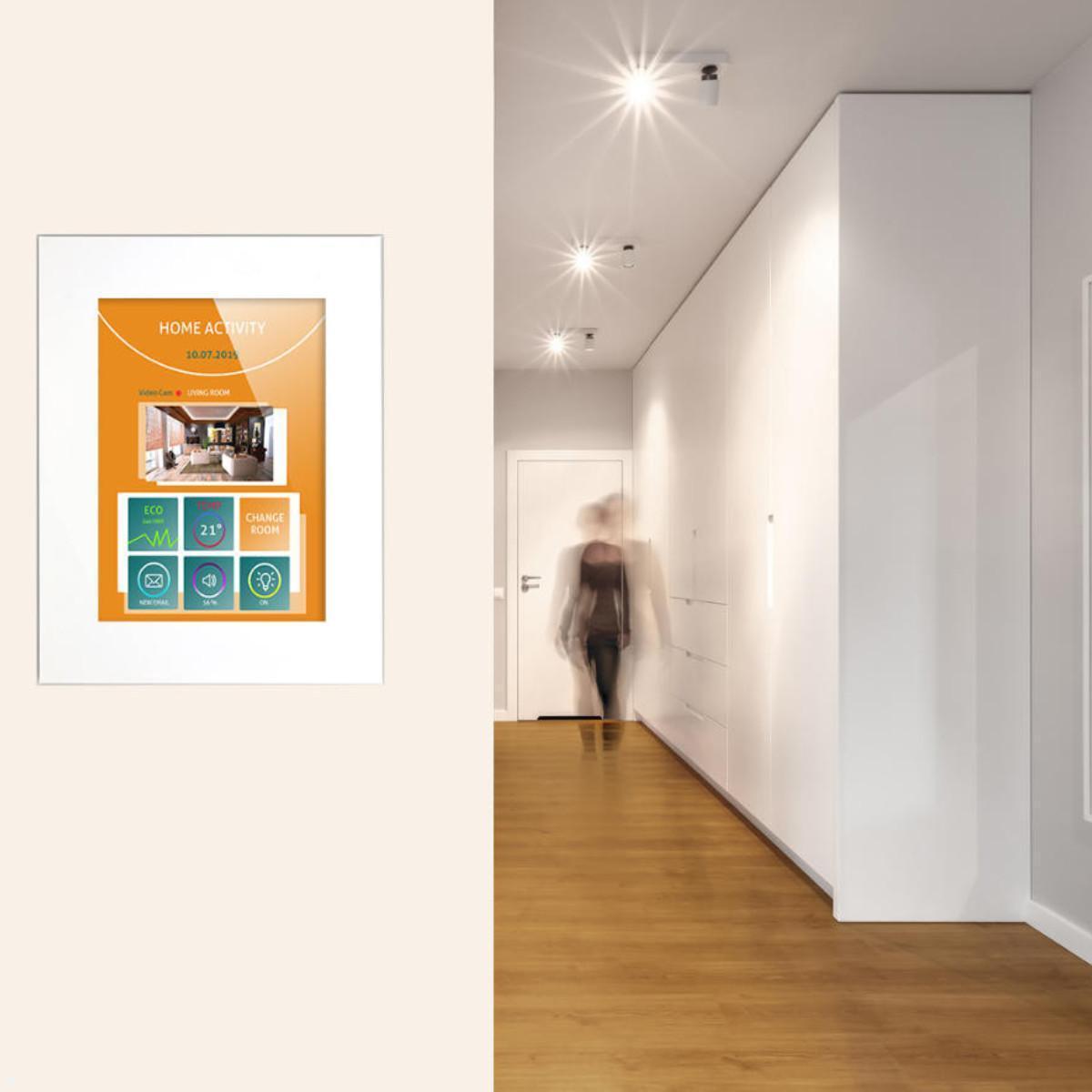 TabLines TWE109W Tablet Wandeinbau für Apple iPad Mini 6 (2021), weiß, Anwendung TabLines TWE109W Tablet Wandeinbau für Apple iPad Mini 6 (2021), weiß, Anwendung