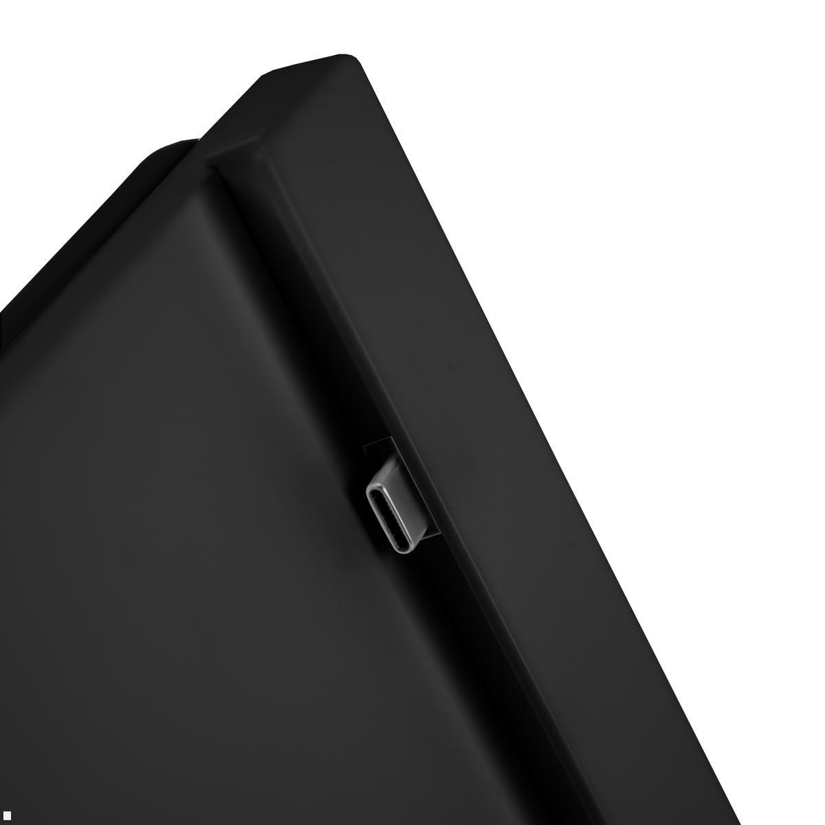 TabLines TTP026 Tabletständer Tisch Plug für Samsung Tab S12+ 12.6, stabiler Aluminium Standfuß