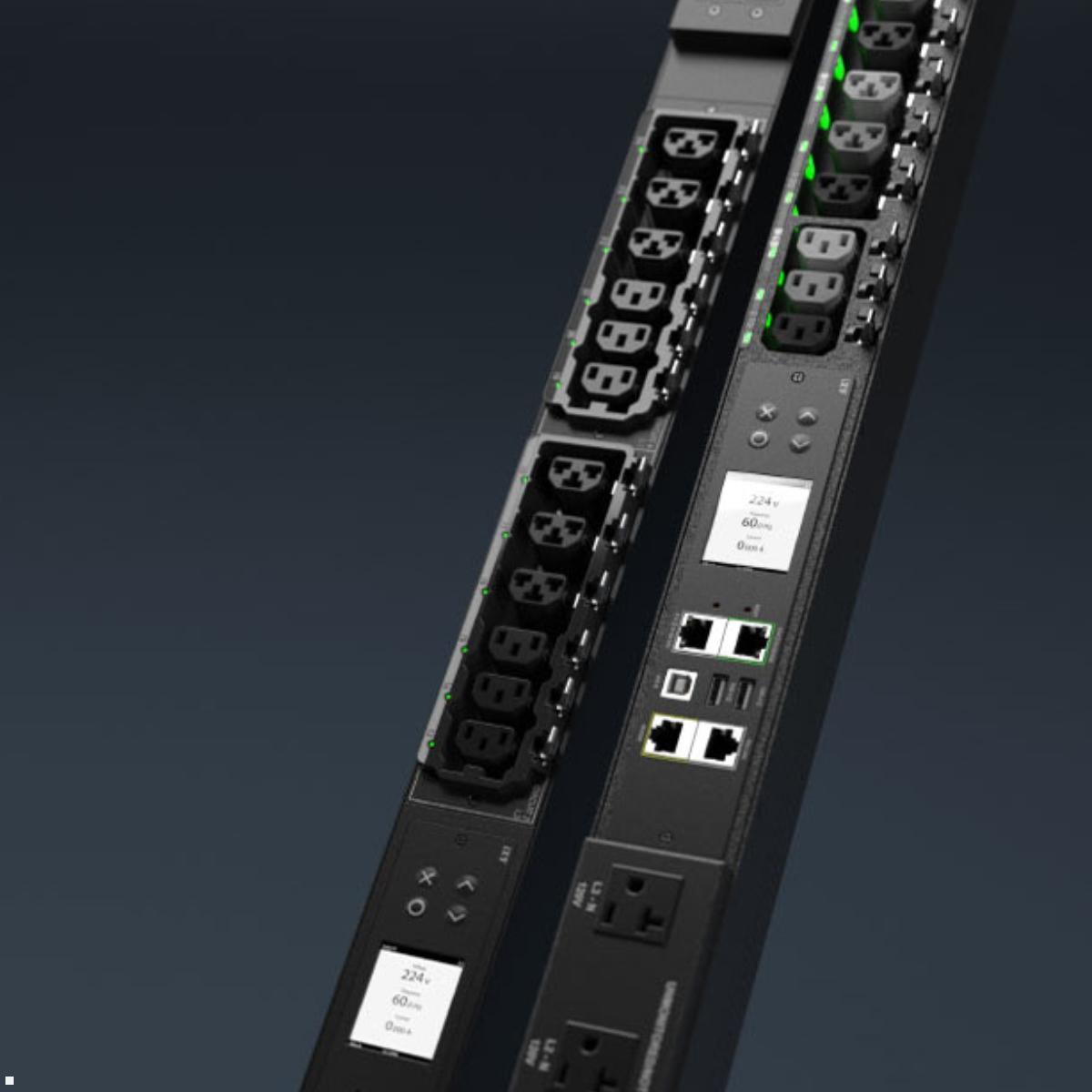 Legrand Raritan iX Rack-PDU 0U 1-phasig 230V 32A, 12xC13 / 12xCX, Input Metered RCM (PX4-1161-E7M27), Legrand Raritan PDU RCM C13 CX