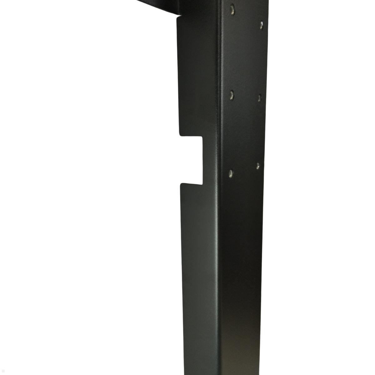 MonLines MBW001B TV Boden-Wandhalterung bis 86 Zoll, schwarz, Fernseher Bodenständer bis 86 Zoll