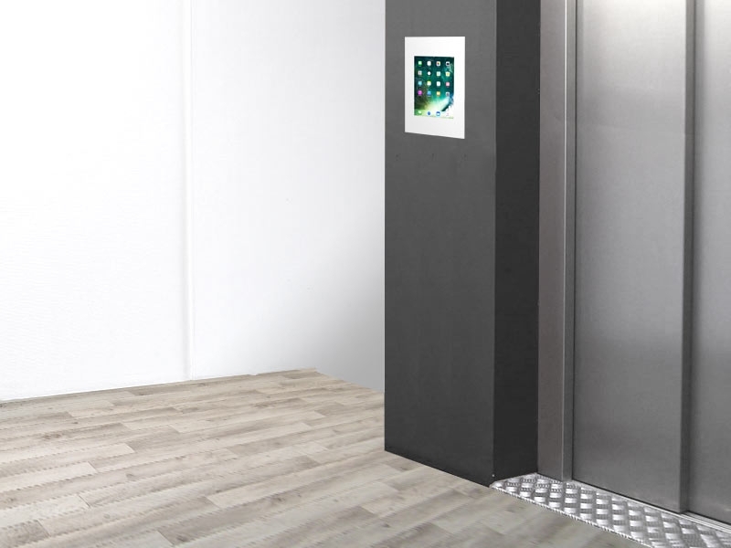 TabLines TWE034W Tablet Wandeinbau für Apple iPad 5 (2017), weiß Anwendung Wegweiser TabLines TWE034W Tablet Wandeinbau für Apple iPad 5 (2017), weiß Anwendung Wegweiser