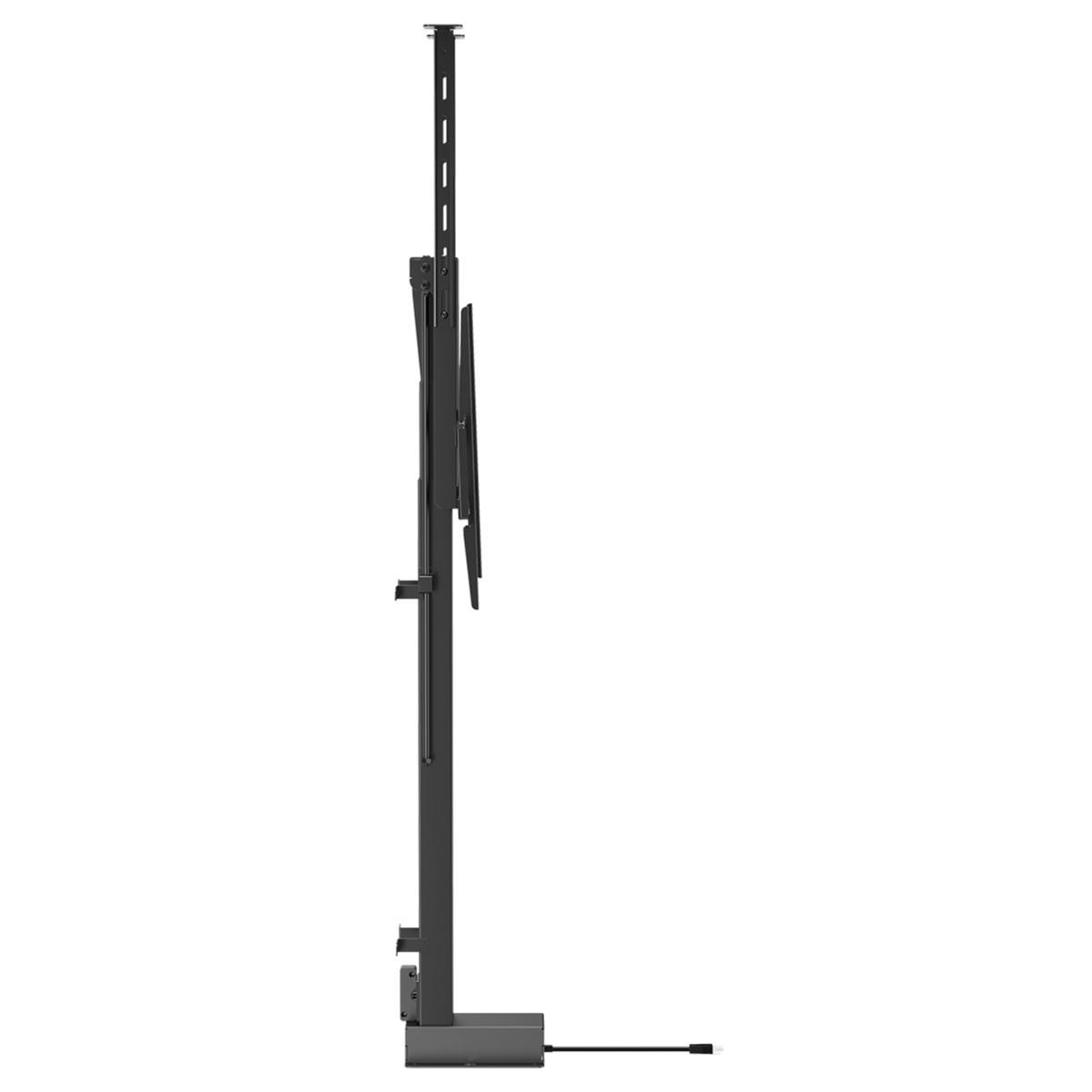 MonLines MLS038B Einbau TV Lift 43-88 Zoll, 1200 mm, Hub, schwarz, Seiten