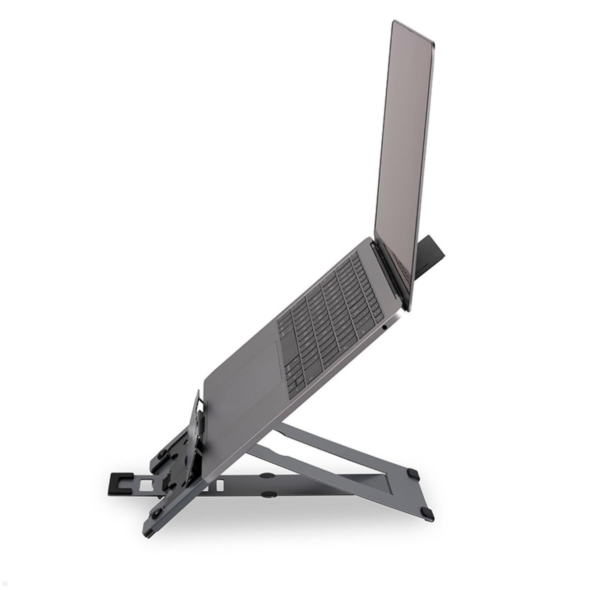 BakkerElkhuizen Laptopständer / Tabletständer Ergo-Q Hybrid Pro (BNEQHPDG) Notebookständer BakkerElkhuizen Laptopständer / Tabletständer Ergo-Q Hybrid Pro (BNEQHPDG) Notebookständer
