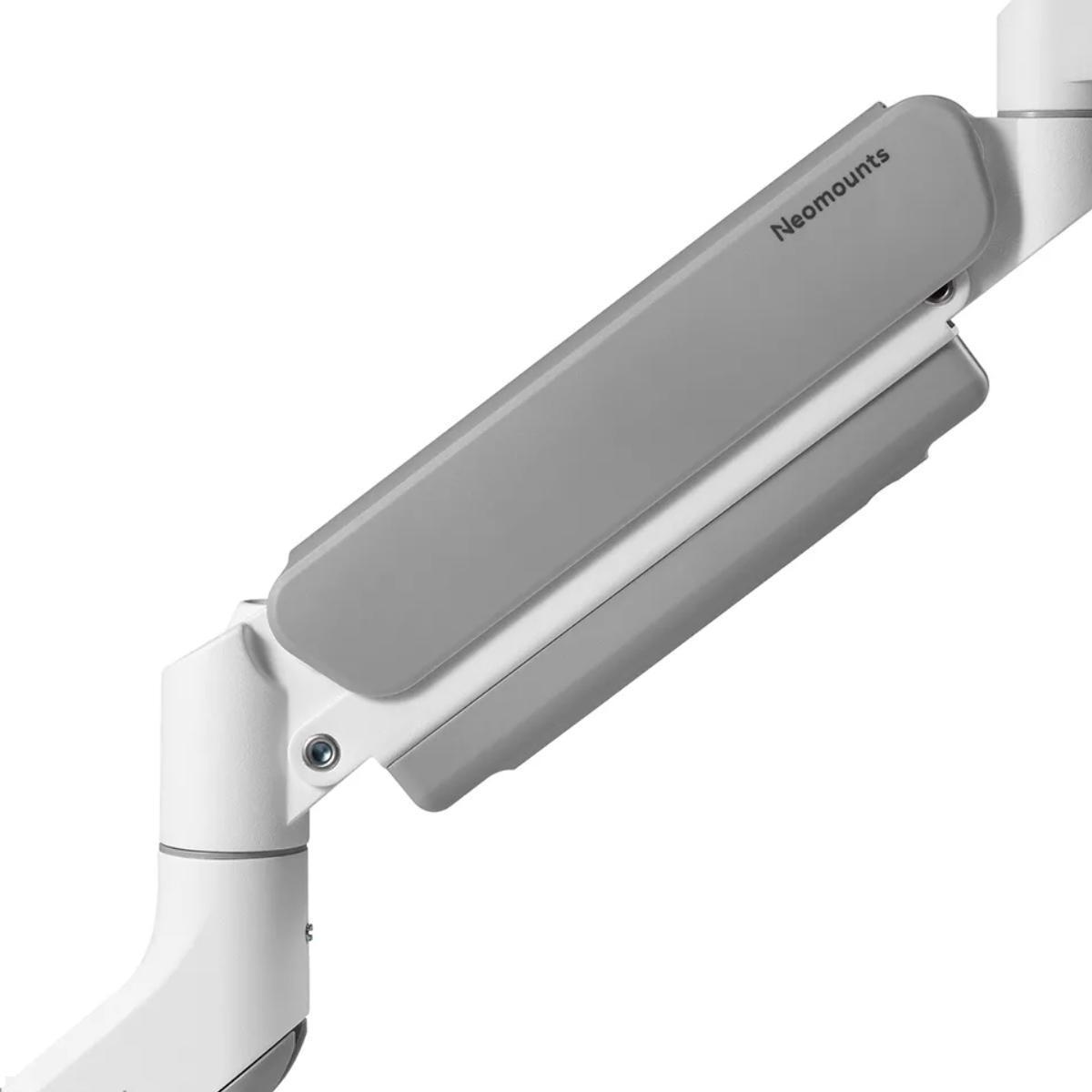 Neomounts DS75-450WH2 Monitorhalter für 2 Monitore nebeneinander bis 32 Zoll, weiß Detail Kabelführung Neomounts DS75-450WH2 Monitorhalter für 2 Monitore nebeneinander bis 32 Zoll, weiß Detail Kabelführung