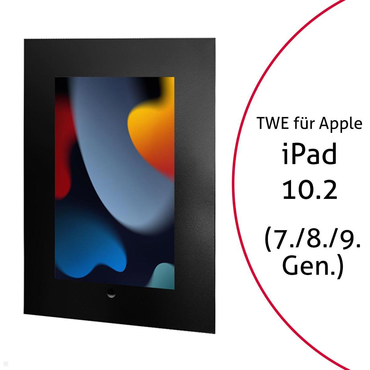 TabLines TWE089B Tablet Wandeinbau für Apple iPad 10.2 (7./8./9. Gen.), HB, schwarz TabLines TWE089B Tablet Wandeinbau für Apple iPad 10.2 (7./8./9. Gen.), HB, schwarz