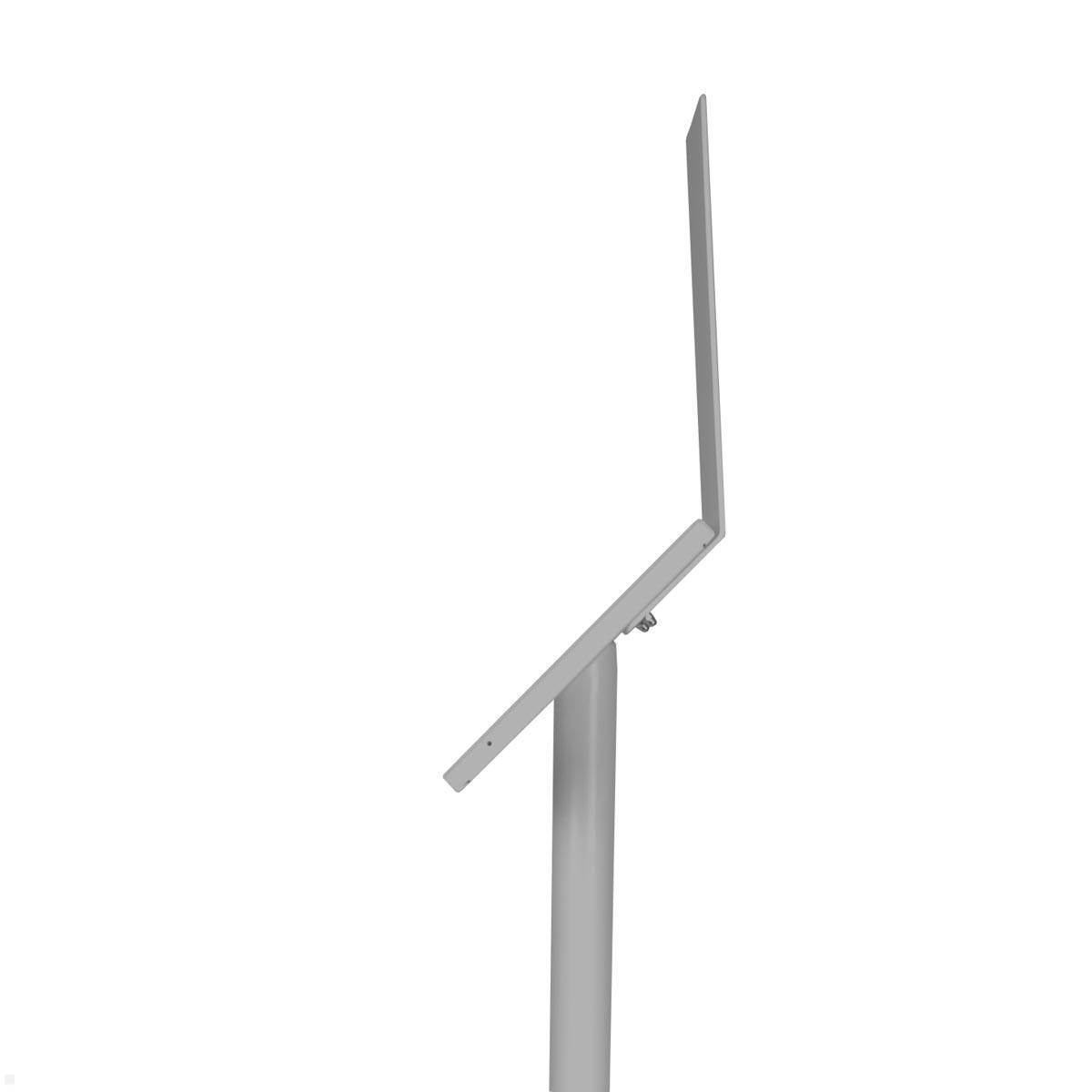 TabLines TWT001S Zubehör Werbetafel für TBS Tablet Bodenständer, silber, Seitenansicht TabLines TWT001S Zubehör Werbetafel für TBS Tablet Bodenständer, silber, Seitenansicht