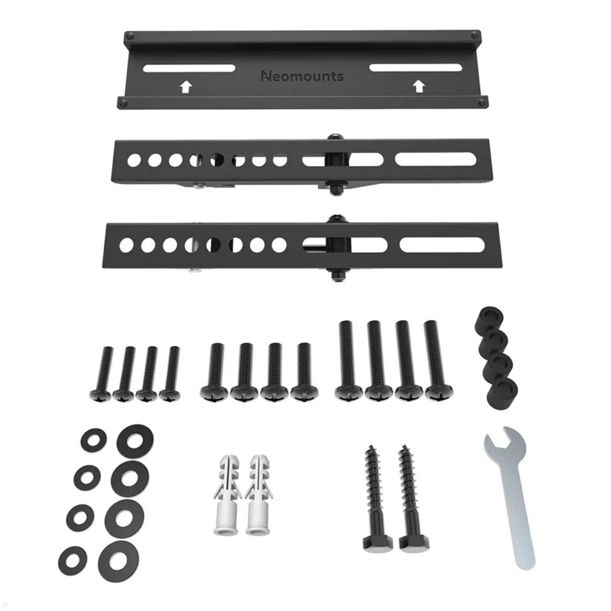 Neomounts WL30-350BL12 TV Wandhalterung 24 - 55 Zoll, schwarz, Lieferumfang Neomounts WL30-350BL12 TV Wandhalterung 24 - 55 Zoll, schwarz, Lieferumfang