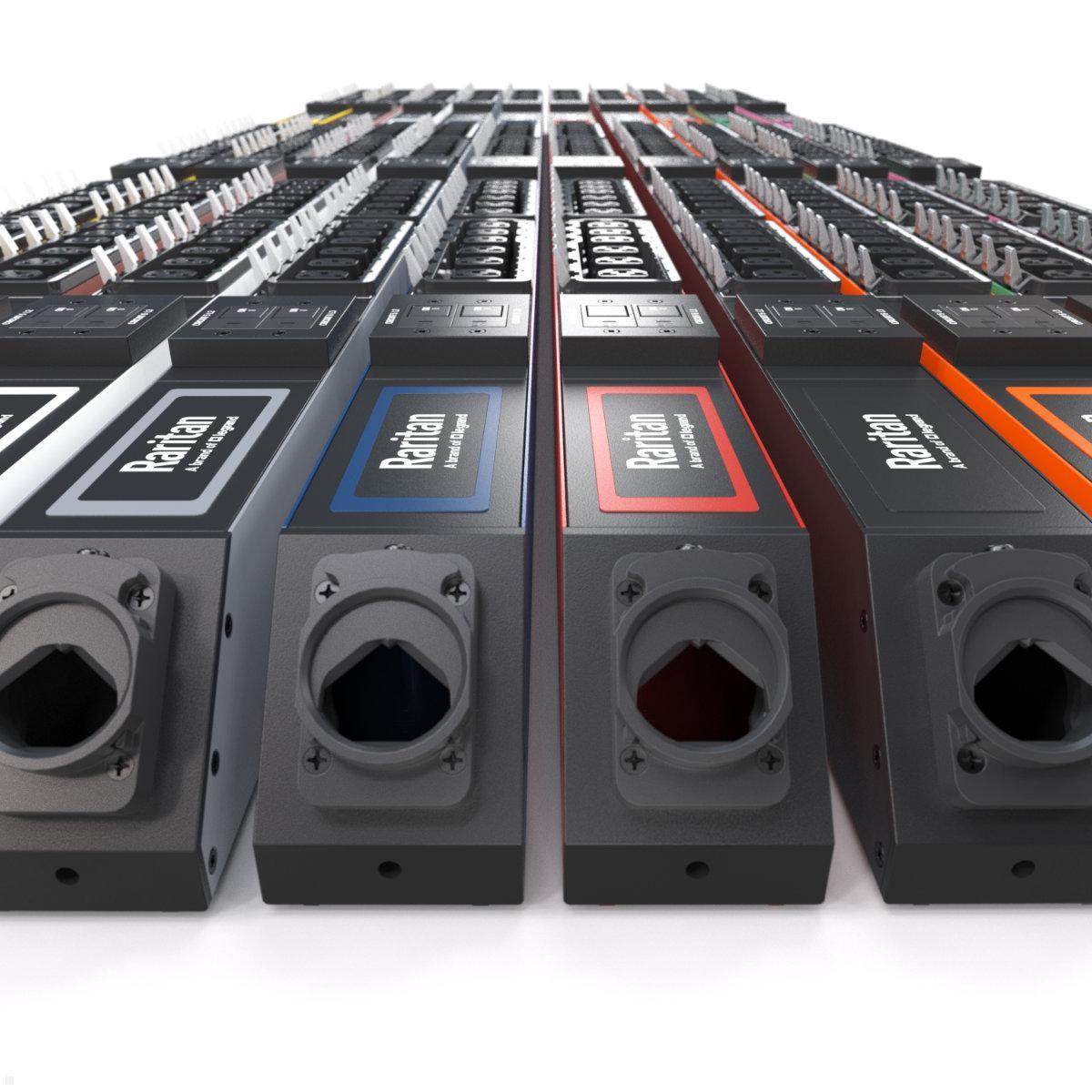 Legrand Raritan iX Rack-PDU 0U mit 18xC13 / 18xHDOT Cx, 3-phasig 400V 32A, Input Metered/Switched (PX4-2699-E7V2), Legrand PDU Rechenzentrum