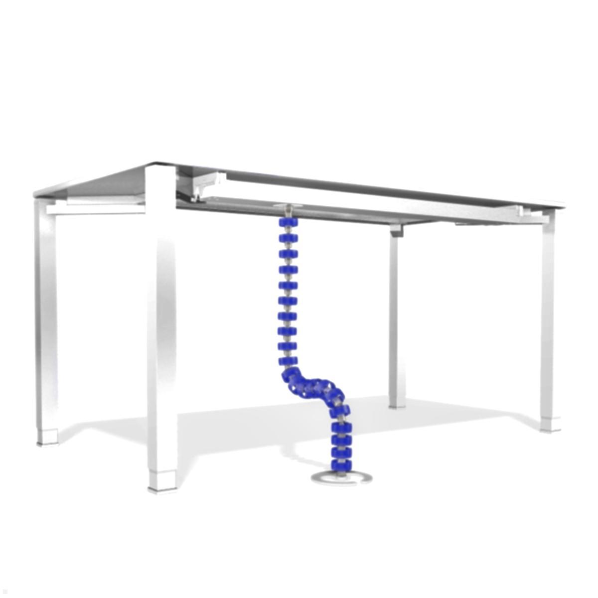 Kabelschlange für den Schreibtisch, TecLines TKS002B, schwarz, Anwendung Schreibtisch Kabelschlange für den Schreibtisch, TecLines TKS002B, schwarz, Anwendung Schreibtisch