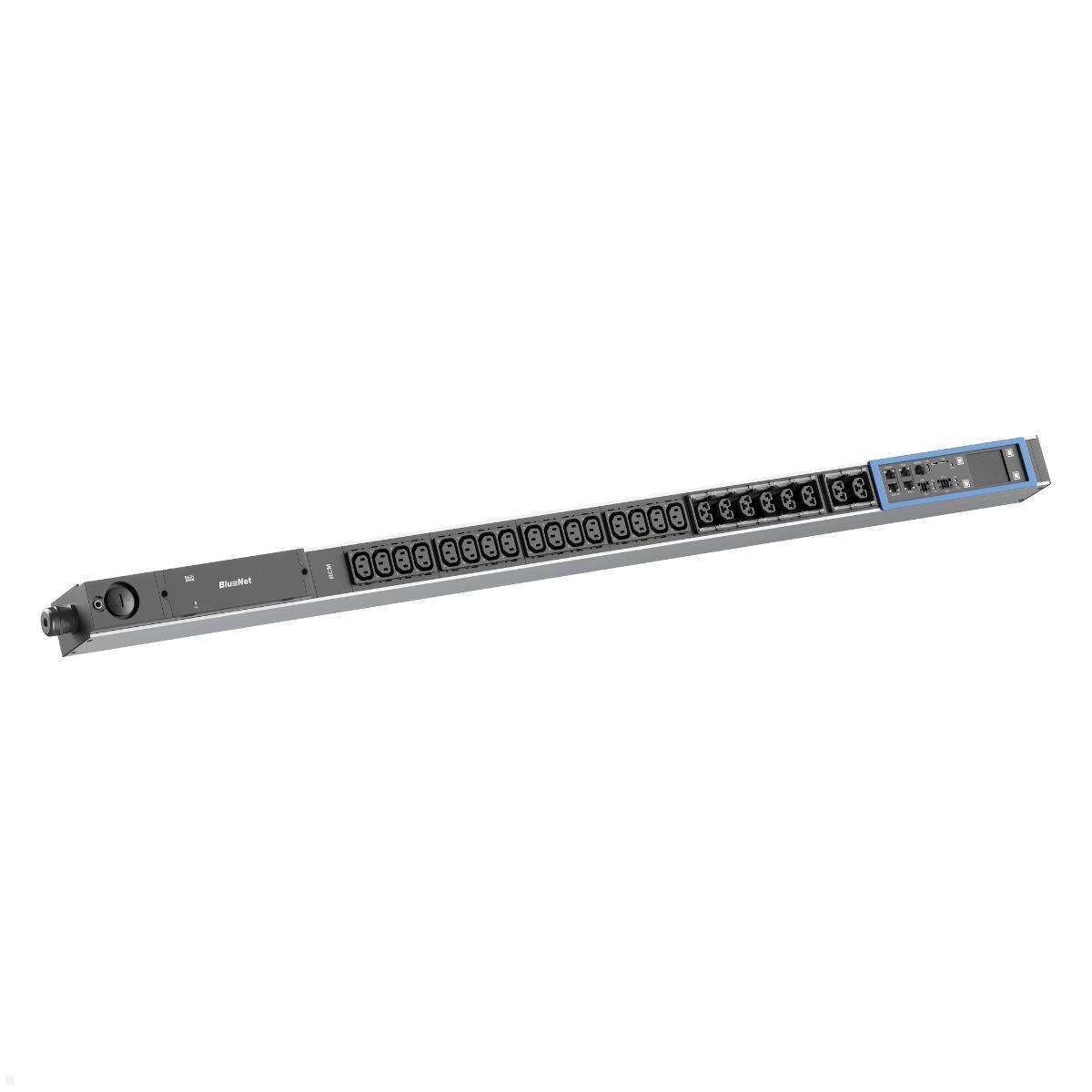Bachmann BN PRO S Switched RCM - 16A Rack PDU mit 16xC13 8xCombo, 3,0m CEE 16A/3p (BM0024770), Rack PDU RCM