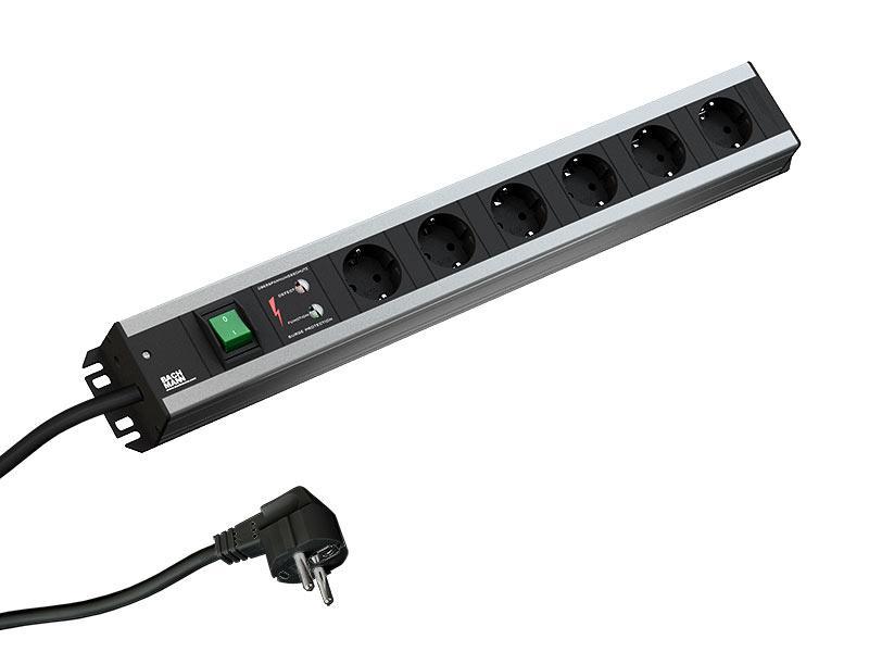 Bachmann Handwerkerleiste 6x Steckdose, 1x Schalter, ÜSE (300.011) Bachmann Handwerkerleiste 6x Steckdose, 1x Schalter, ÜSE (300.011)