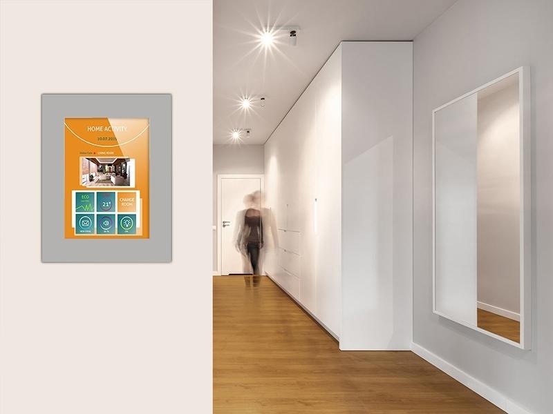 TabLines TWE060S Tablet Wandeinbau für Amazon fire HD 8 (2017), silber Anwendungsbeispiel TabLines TWE060S Tablet Wandeinbau für Amazon fire HD 8 (2017), silber Anwendungsbeispiel