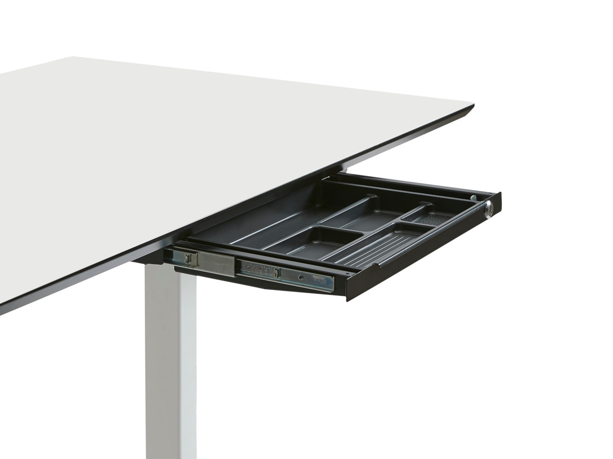 TecLines TUS004B ausziehbare Unterbau Schublade S abschließbar, schwarz Anwendungsbeispiel Office Desk TecLines TUS004B ausziehbare Unterbau Schublade S abschließbar, schwarz Anwendungsbeispiel Office Desk