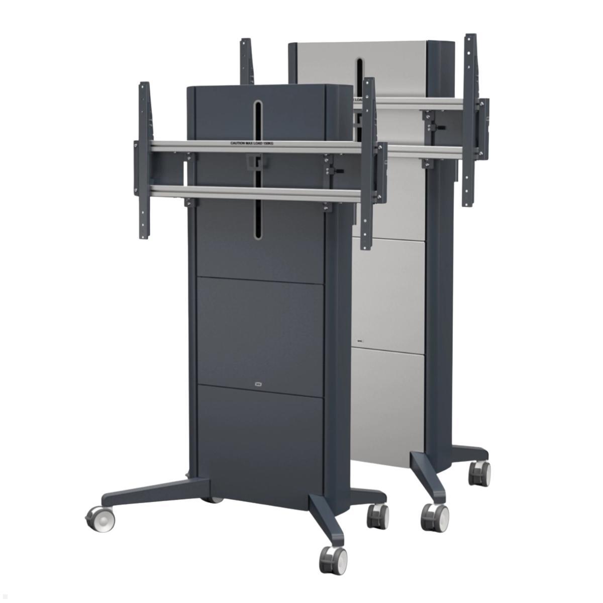 SMS Presence mobiler elektrischer Monitorständer 98 Zoll, VESA bis 1000x600