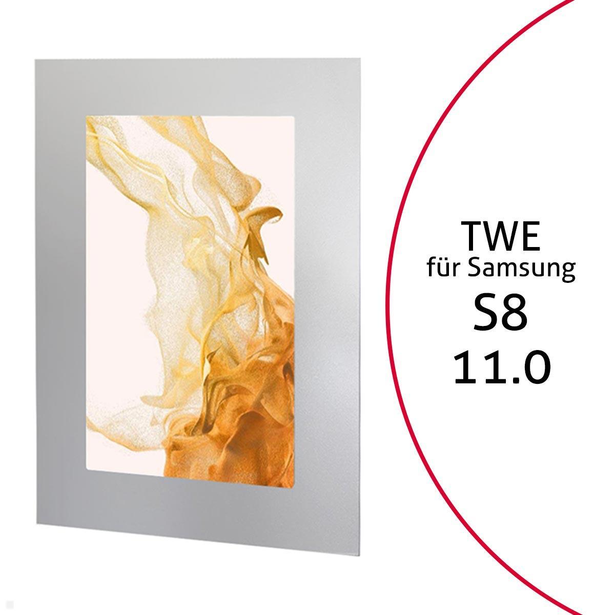 TabLines TWE104S Tablet Wandeinbau für Samsung Tab S8 11.0, silber TabLines TWE104S Tablet Wandeinbau für Samsung Tab S8 11.0, silber