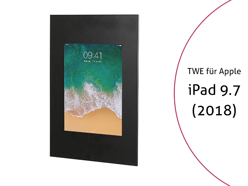TabLines TWE062B Tablet Wandeinbau für Apple iPad 9.7 (2018), schwarz TabLines TWE062B Tablet Wandeinbau für Apple iPad 9.7 (2018), schwarz