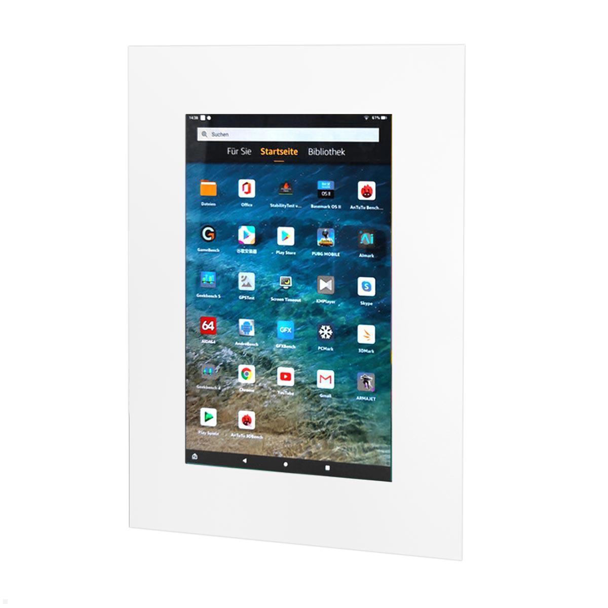 TabLines TWE100W Tablet Wandeinbau für Amazon fire HD 10 (2021), weiß, Halterung TabLines TWE100W Tablet Wandeinbau für Amazon fire HD 10 (2021), weiß, Halterung