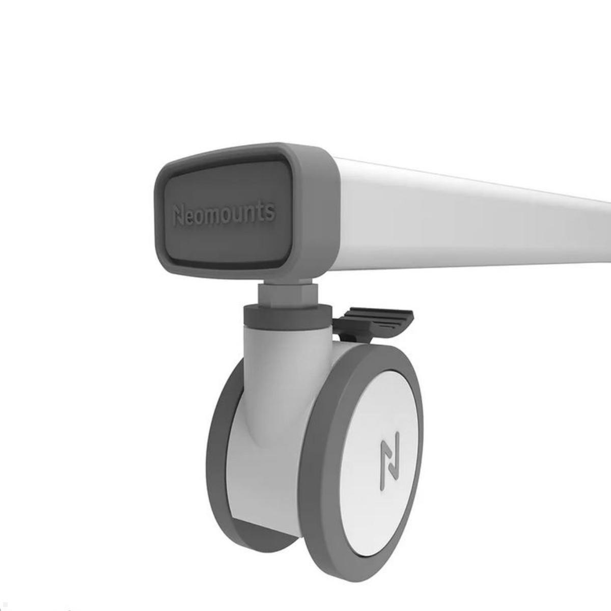 Neomounts FL55-875WH1 mobiler elektrischer Monitorständer 37 bis 100 Zoll, weiß Rollen mit Bremsmechanismus Neomounts FL55-875WH1 mobiler elektrischer Monitorständer 37 bis 100 Zoll, weiß Rollen mit Bremsmechanismus