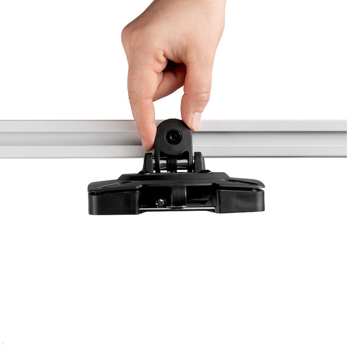 Novus Clu Plus X3 C Monitorhalter für 2 Monitore bis 32 Zoll (993+2019+002), silber, Traverse Novus Clu Plus X3 C Monitorhalter für 2 Monitore bis 32 Zoll (993+2019+002), silber, Traverse