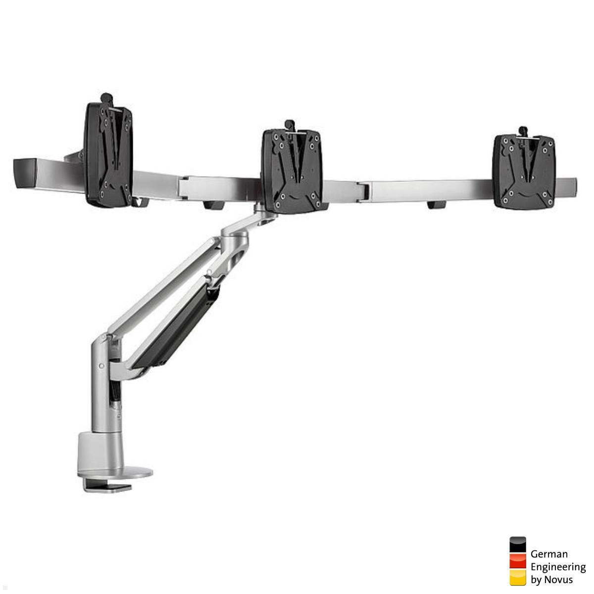 Novus Clu Plus X3 C Monitorhalterung für 3 Monitore (993+2019+000), silber Novus Clu Plus X3 C Monitorhalterung für 3 Monitore (993+2019+000), silber