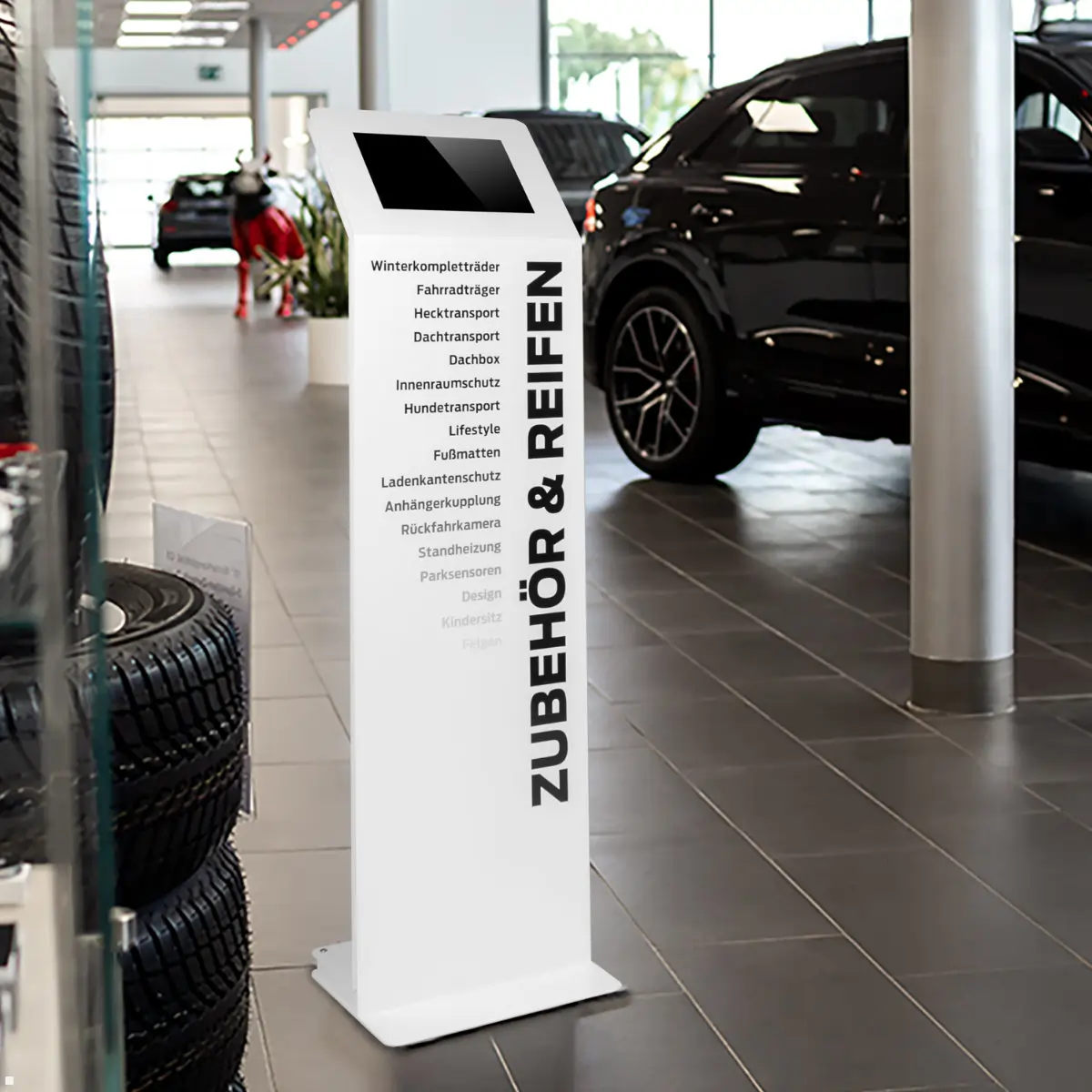 Sonderanfertigung BTS - Individueller iPad Bodenständer Sonderanfertigung BTS - Individueller iPad Bodenständer