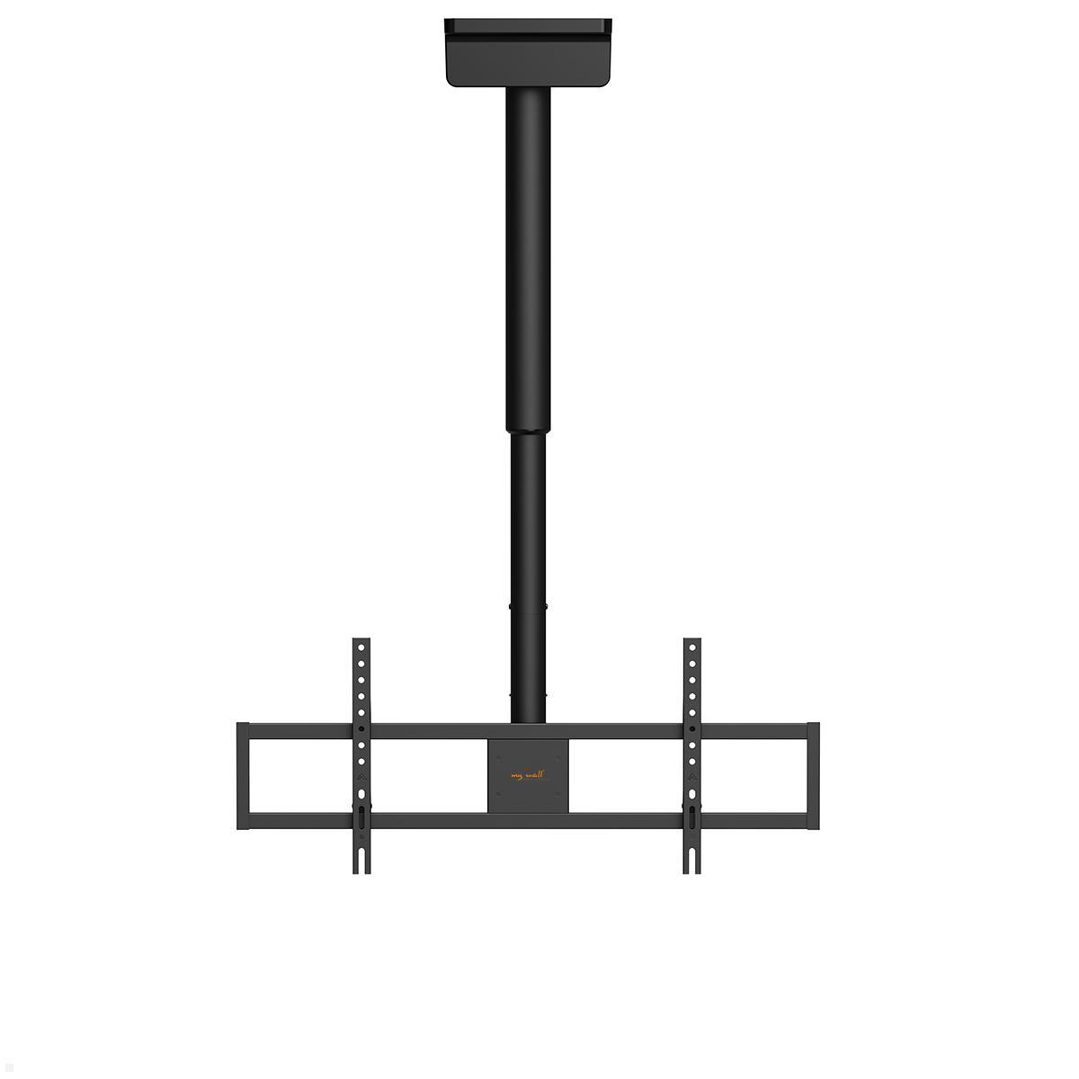 MonLines MDH016 elektrisch schwenkbare TV Deckenhalterung 50 - 100 Zoll, Kabelmanagement