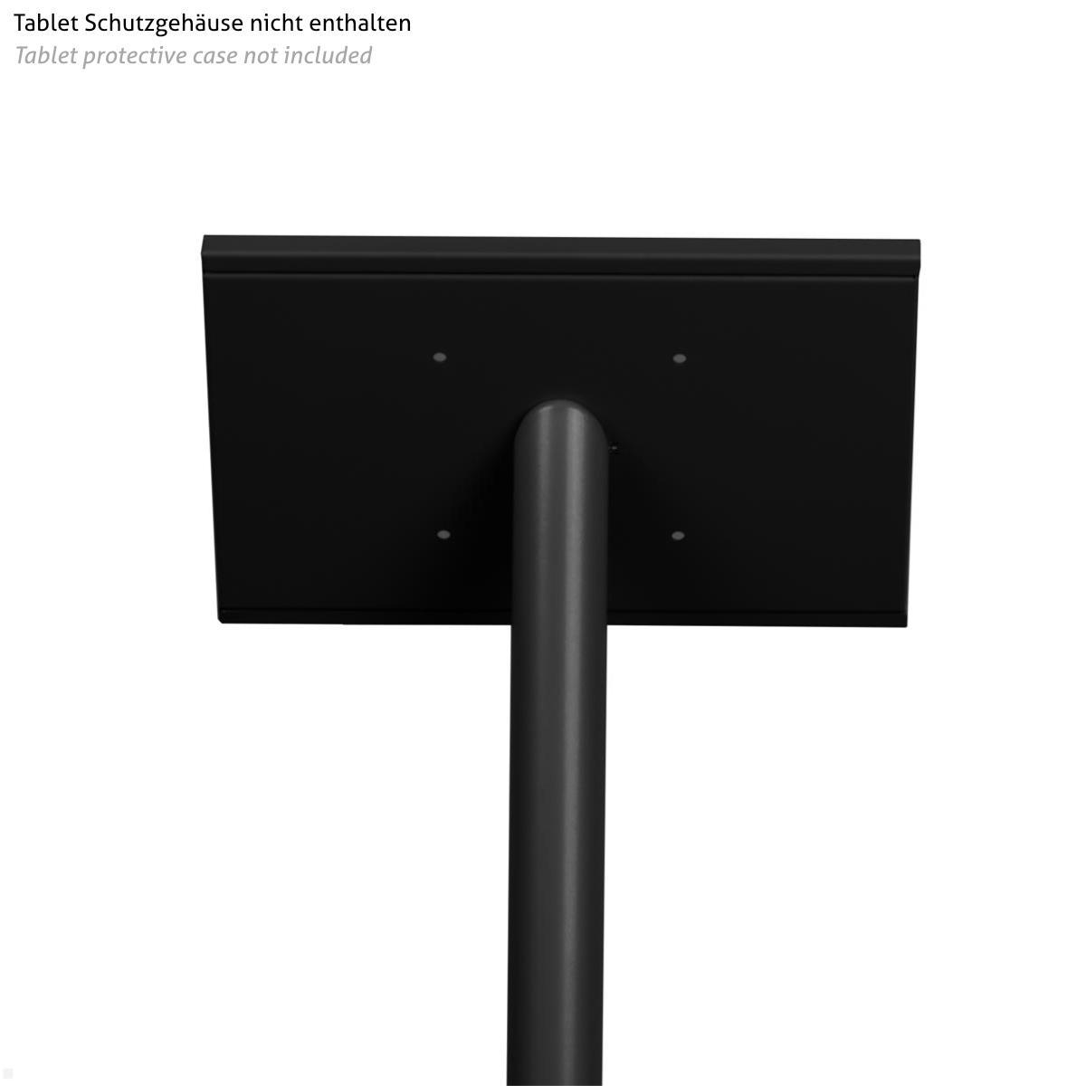 TabLines TBS003B Boden Tabletständer, schwarz, Rückseite TSG TabLines TBS003B Boden Tabletständer, schwarz, Rückseite TSG