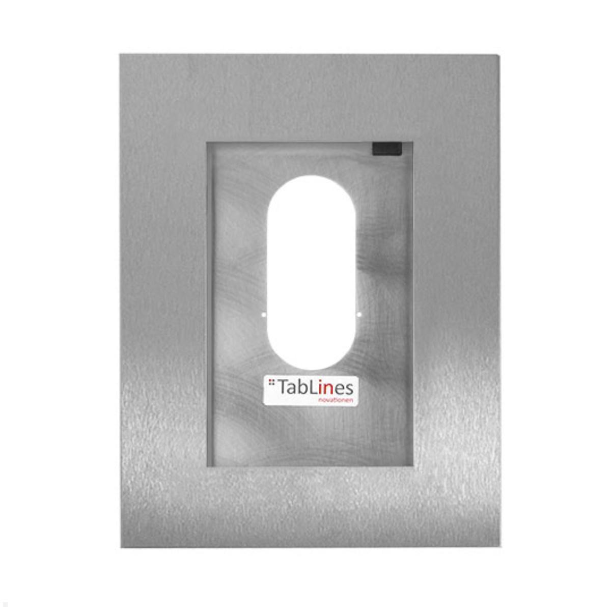 TabLines TWE109E Tablet Wandeinbau für Apple iPad Mini 6 (2021), Edelstahl, Frontcover TabLines TWE109E Tablet Wandeinbau für Apple iPad Mini 6 (2021), Edelstahl, Frontcover