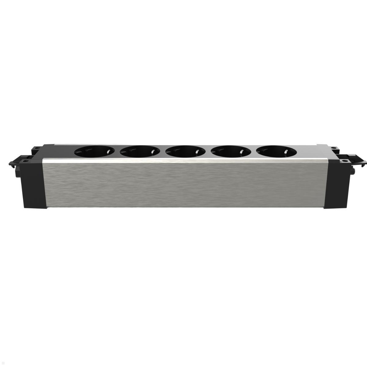 Dataflex Power Powerbar Steckdosenleiste 5-fach (28.503), seitlich Dataflex Power Powerbar Steckdosenleiste 5-fach (28.503), seitlich