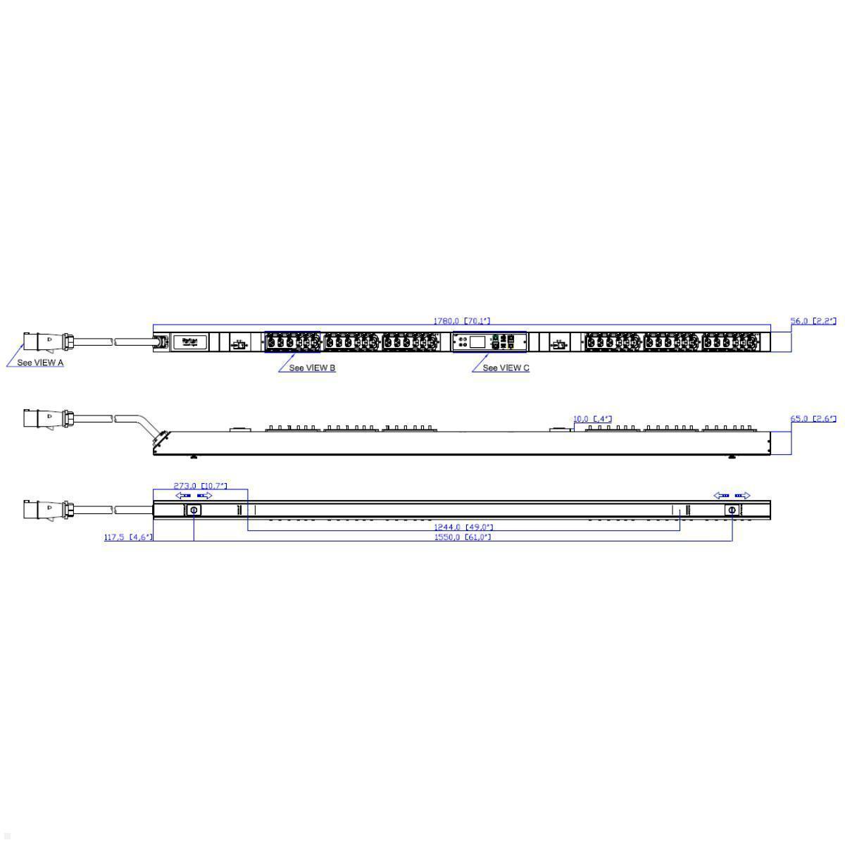 Legrand Raritan iX Rack-PDU 0U, PDU hot-swap Controller