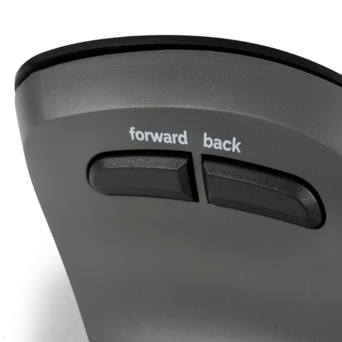 BakkerElkhuizen Ergonomische Maus PRF Pro 3-Mode Vertical Mouse Rechtshänder (BNEPRFP3MVMR), Detailansicht Tasten