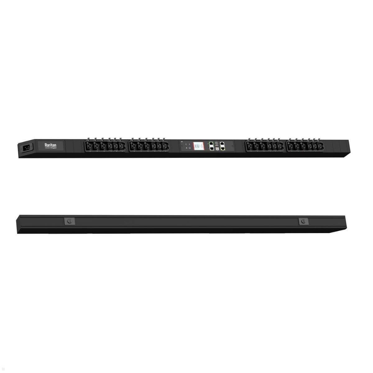 Legrand Raritan iX Rack-PDU 0U mit 12xC13 / 12xCx, 1-phasig 100-240V 16A, Outlet Metered/Switched RCM (PX4-53A8C-C8E7M27A0), PDU 1-phasig 100-240V 16A