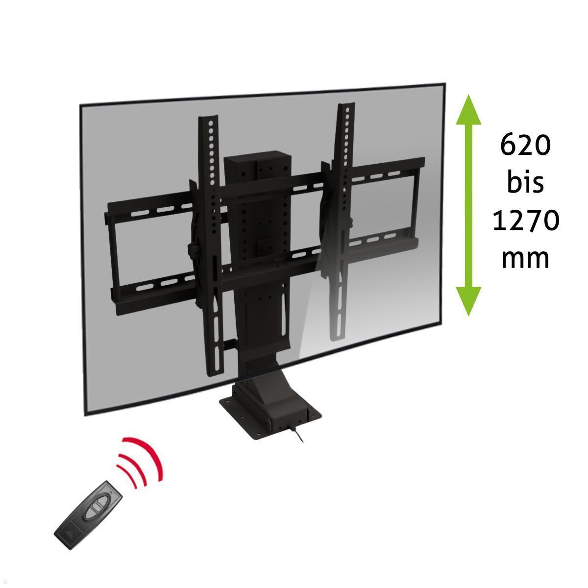 MonLines MLS039B Einbau TV Lift bis 60 kg, 620-1270 mm Hub, schwarz