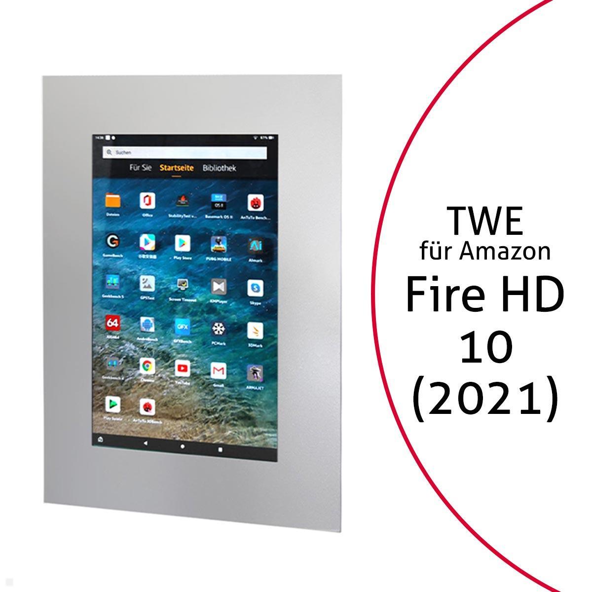 TabLines TWE100S Tablet Wandeinbau für Amazon fire HD 10 (2021), silber TabLines TWE100S Tablet Wandeinbau für Amazon fire HD 10 (2021), silber