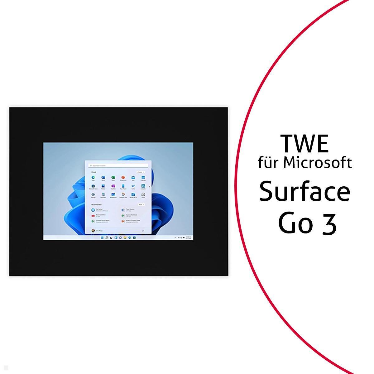 TabLines TWE099B Tablet Wandeinbau für Microsoft Surface Go 3, schwarz TabLines TWE099B Tablet Wandeinbau für Microsoft Surface Go 3, schwarz