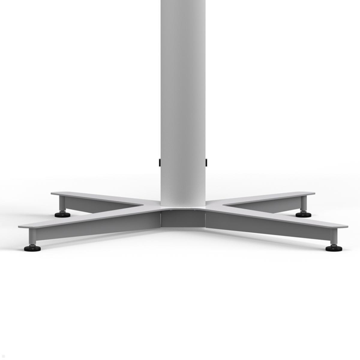 SMS Icon FH T 2000 C Monitorständer mit VESA Adapter bis 400x400 mm, silber X-Fuß SMS Icon FH T 2000 C Monitorständer mit VESA Adapter bis 400x400 mm, silber X-Fuß